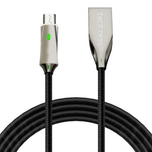 Teutons Glowworm 4ft (1.2m) Durable Braided Micro Usb Cable