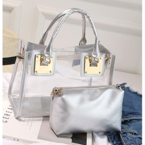Transparent Handbag - Silver