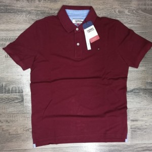 Pique Fabric Men's Regular Polo Shirts (maroon)