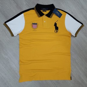 Ralph Lauren Men's Exclusive Premium Quality Stylish Polo Shirt (yellow)