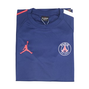 Paris Saint-germain Chinigura Fabrics Short Sleeve Jersey T-shirt (navy Blue)
