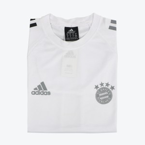Fc Bayern Munchen Chinigura Fabrics Short Sleeve Jersey T-shirt (white)