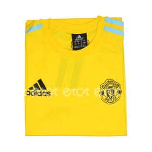 Manchester United Chinigura Fabrics Short Sleeve Jersey T-shirt (yellow)