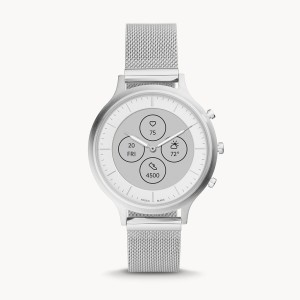 Fossil Hybrid Ftw7030 Charter Stainless Steel Smartwatch