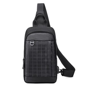 Golden Wolf Gxb00124 Fashion Messenger Stylish And Professional Single Strap Crossbody Shoulder Bags (black)