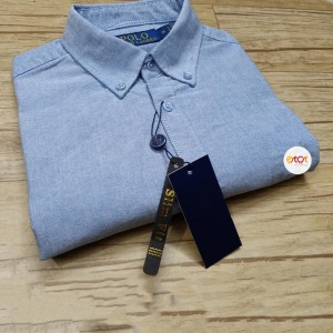 Men's Premium Quality Solid Color Slim Fit Full Sleeve Cotton Shirts (sky Blue)